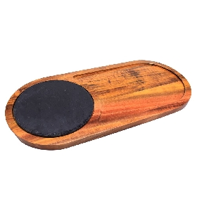 Rock Board Wooden Tray