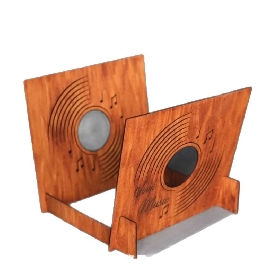 Wooden CD Desk Organizer