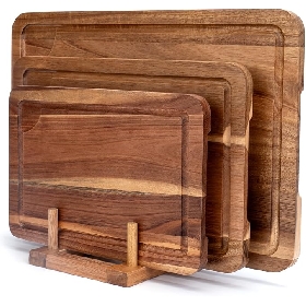 Wood Cutting Board Set