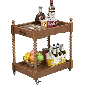 2 Tier Rolling Cart Organizer